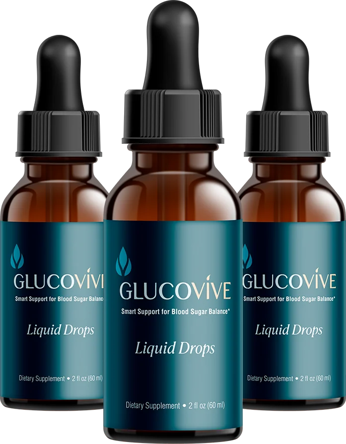 Glucovive 3 Bottles package