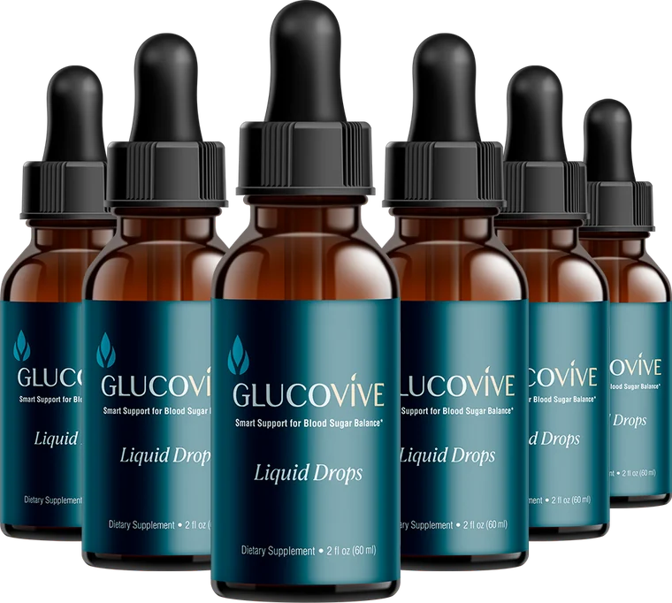 Glucovive 6 Bottles package